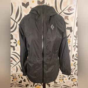 Black Diamond Women's Rain Jacket in Black